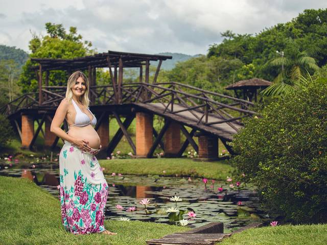 Ensaio Gestante de Gabriela & Família A Espera de Valentina