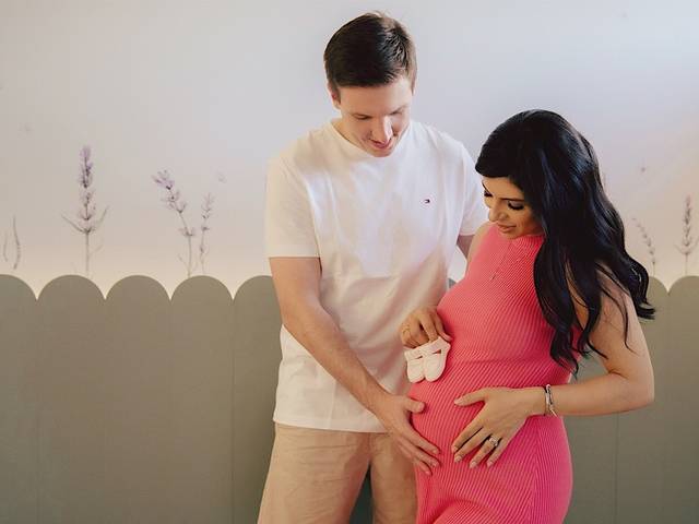 Ensaio Gestante de À Espera de Lara