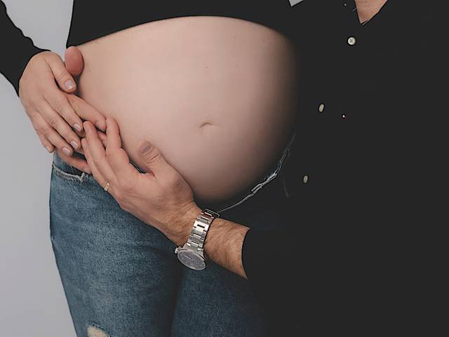 Ensaio Gestante de À Espera de Augusto