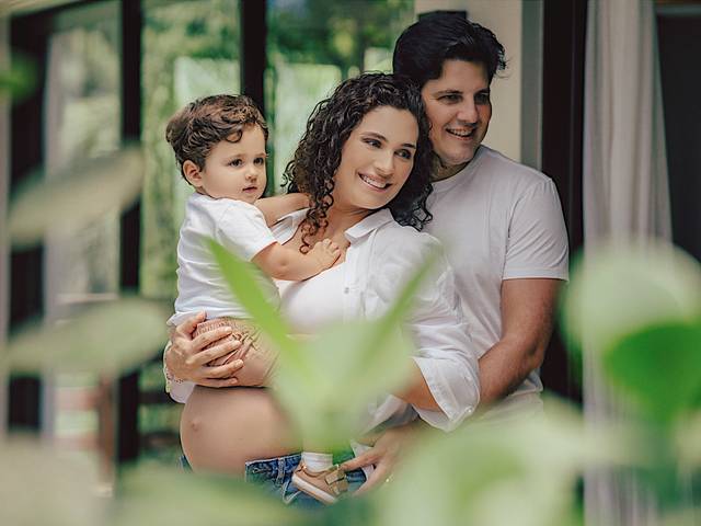 Ensaio Gestante de À Espera de Rafael