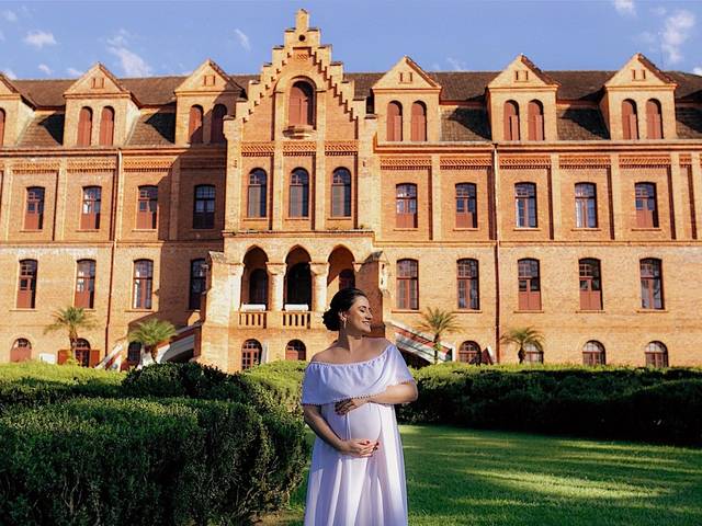 Ensaio Gestante de À Espera de Heitor