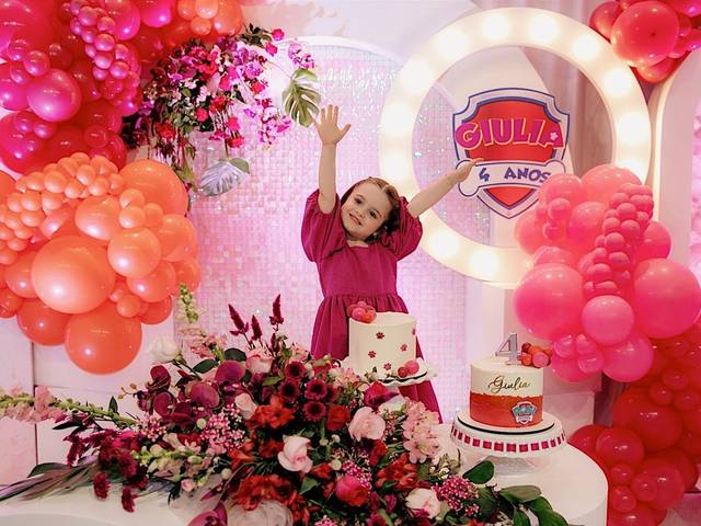 Aniversários Infantis de Giulia - 4 Anos