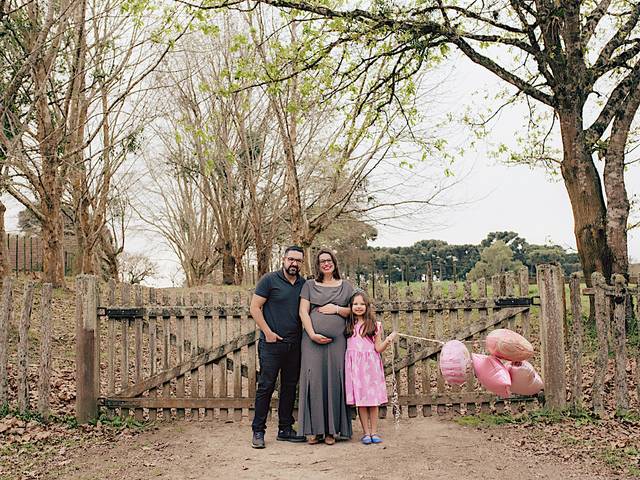 Ensaio Gestante de À Espera de Alice