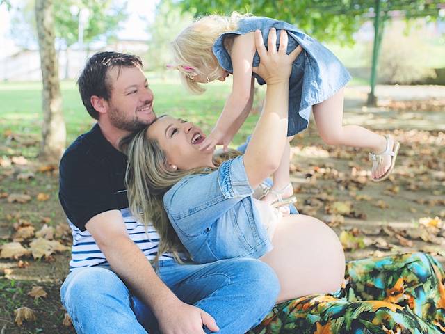 Ensaio Gestante de A espera de Miguel