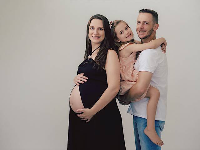 Ensaio Gestante de À Espera de Jade