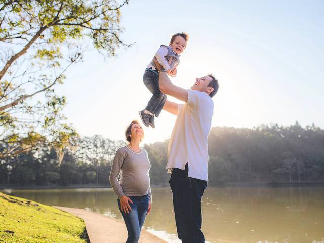 Ensaio Gestante de Dione & Família