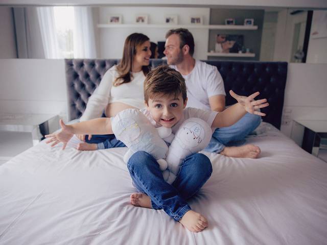 Ensaio Gestante de A Espera de Caio