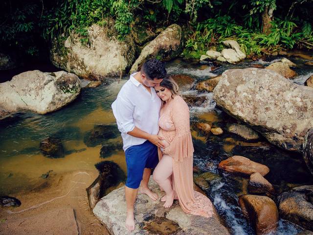 Ensaio Gestante de A Espera de Helena