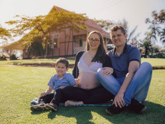 Ensaio Gestante de A Espera de Miguel