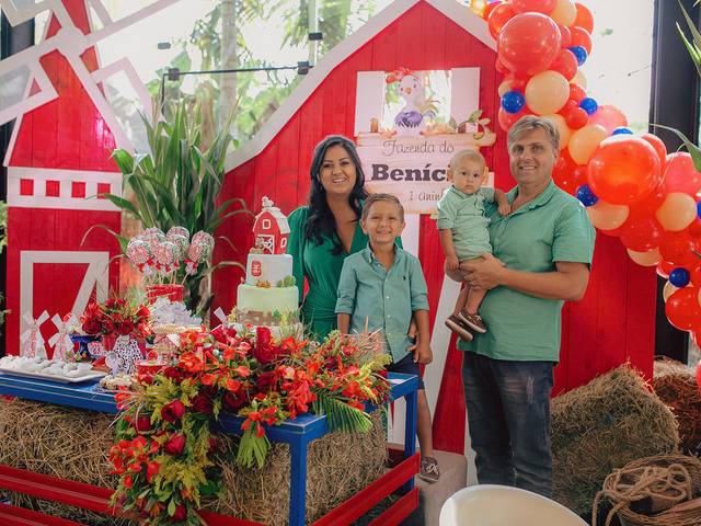 Aniversários Infantis de Benício - 1 Ano