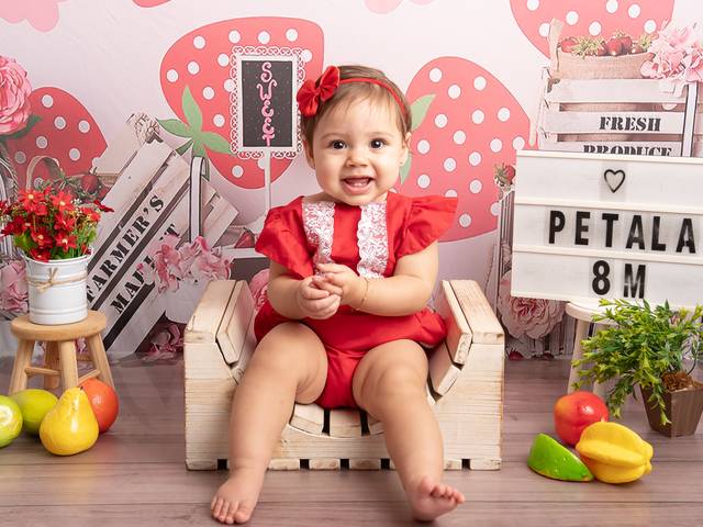 Infantil Temático de ♡ Pétala - 8 e 9 meses ♡ {Acompanhamento mensal}