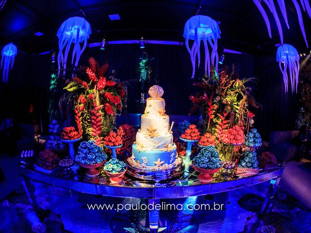 Decoração diversos de Decoração - Fundo do Mar - 15 anos Vivian Canto