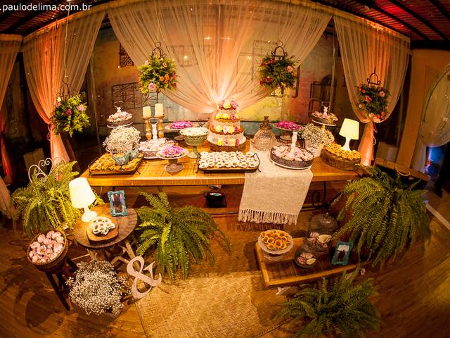 Decoração casamento de Crêpe Bistrô - Késia e Thiago