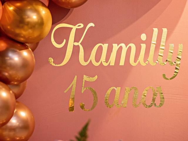 ANIVERSARIOS de FESTA XV DA KAMILLY