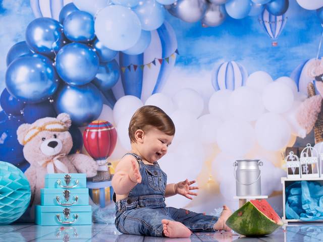 Ensaio Infantil de Dudu - Smash the Fruit