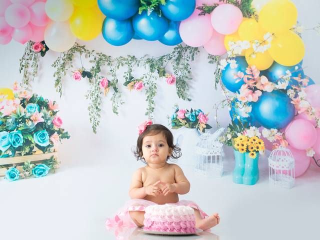 Ensaio Infantil de Alice - Smash the Cake