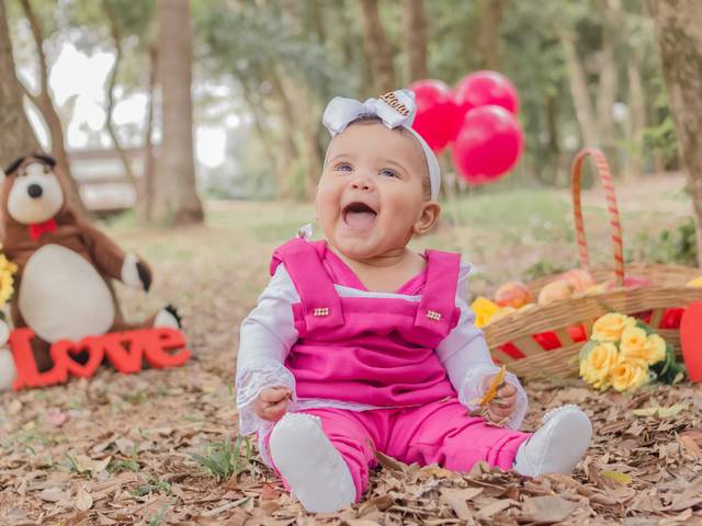 Ensaio de Bebês e Crianças de Ensaio Lívia - 6 meses