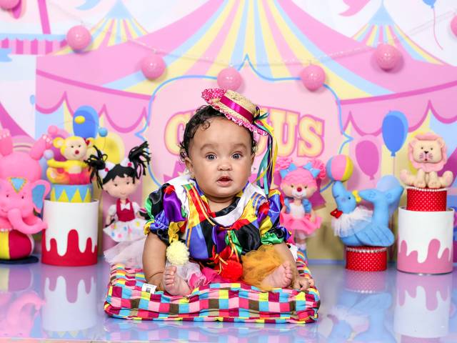 Ensaio de Bebês e Crianças de Ensaio da Manu - 6 meses