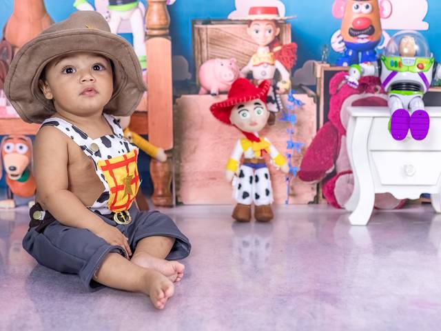 Ensaio de Bebês e Crianças de Cristian - 9 meses