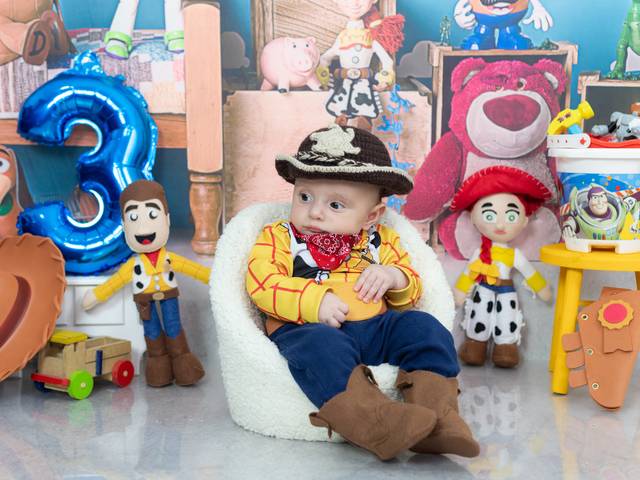 Ensaio de Bebês e Crianças de Leonardo - 3 meses 