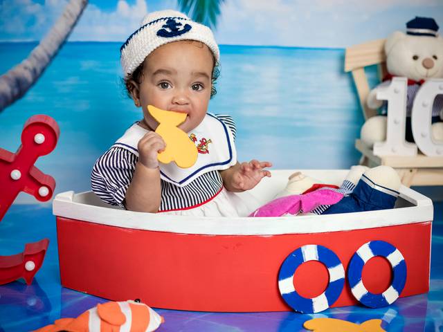 Ensaio de Bebês e Crianças de Acompanhamento Mensal da Manu - 10 meses