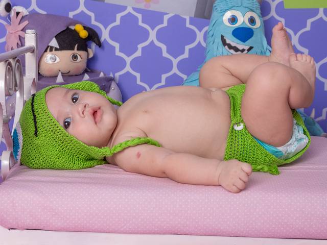 Ensaio de Bebês e Crianças de Ensaio da Selena - 4 meses