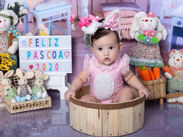 Ensaio de Bebês e Crianças de Selana - 5 meses 