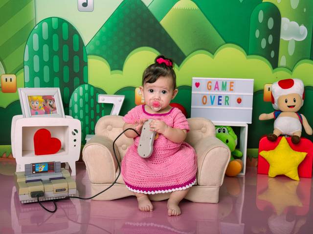 Ensaio de Bebês e Crianças de Selena - 7 meses