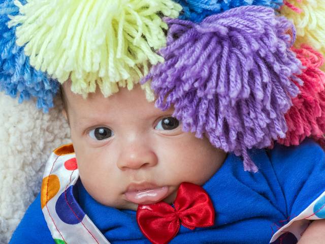 Ensaio de Bebês e Crianças de Ensaio de Circo - João Pedro -1 mês