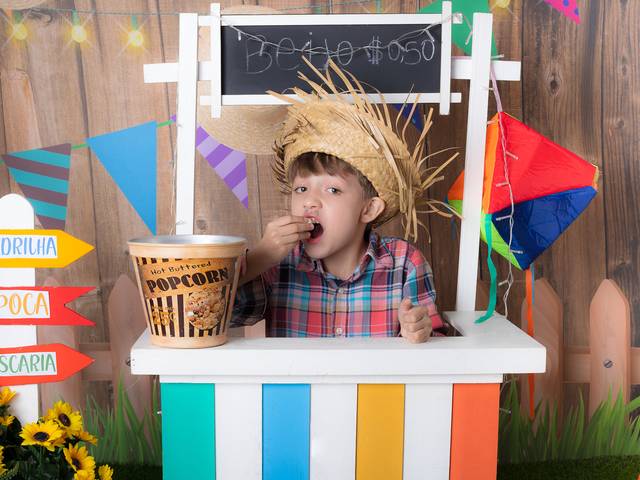 Ensaio de Bebês e Crianças de Ensaio Junino do Pedrinho - 5 anos