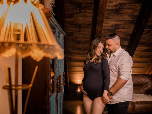 Ensaio gestante de Ensaio gestante Lígia e Willian