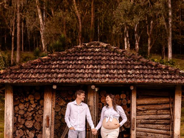 Ensaio gestante de Ensaio gestante Francieli e Anderson