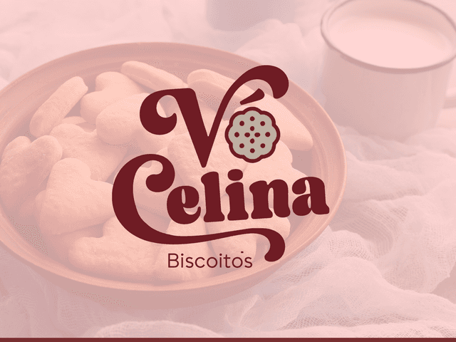 Design de Identidade Visual Vó Celina Biscoitos