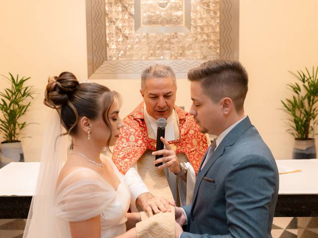 Casamentos de Casamento Lara & Felipe - Santuário Nacional de Aparecida (Capela Reservada)