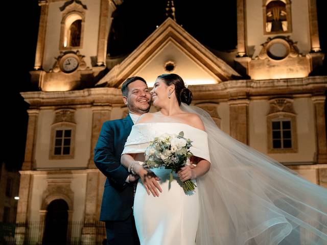 Casamentos de Milaine e Rafael | Casamento Basílica Velha - Santuário Nacional de Aparecida