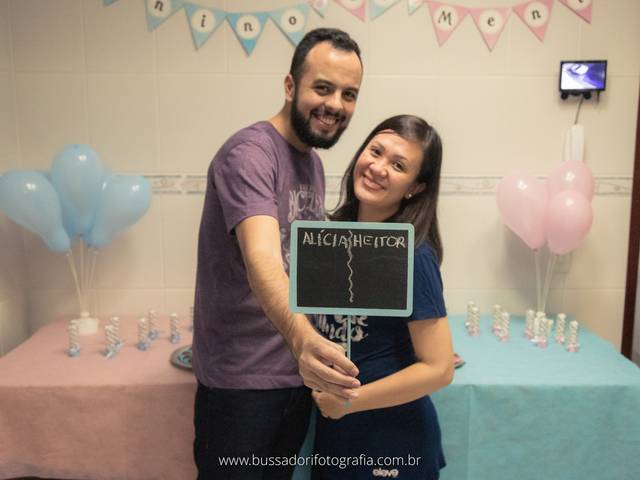 Gestante de Chá revelação