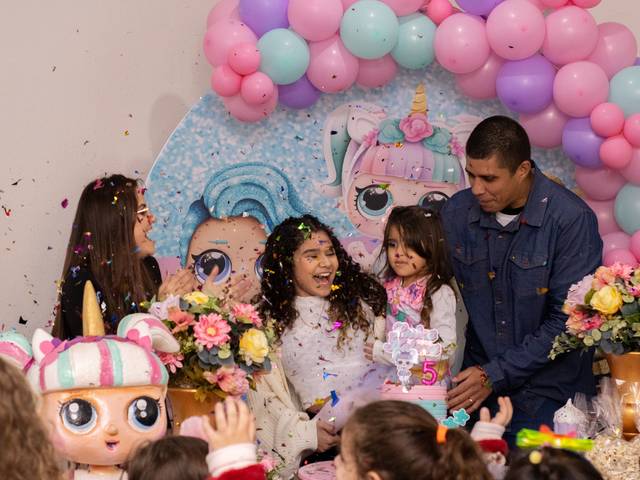 Aniversário  de Luiza Helena fez 5 anos