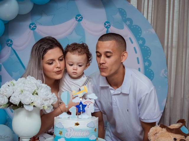 Aniversário  de Benício fez 1 aninho (festa e ensaio pré 1 aninho)