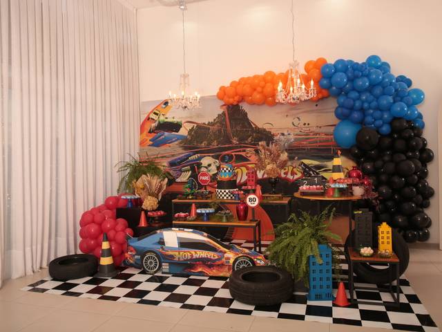 Aniversário  Infantil  de Hot wheels - Joah & seus 3 anos