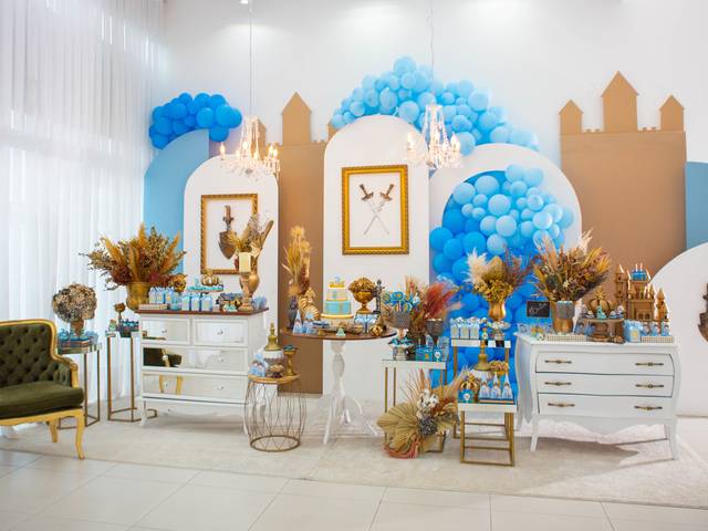 Aniversário  Infantil  de Príncipe guerreiro - Heitor & seus 3 anos