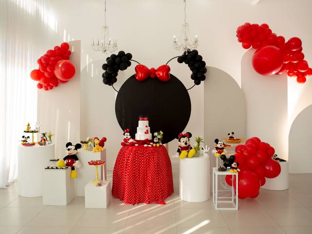 Aniversário  Infantil  de Minie vermelha - Helena 2 anos