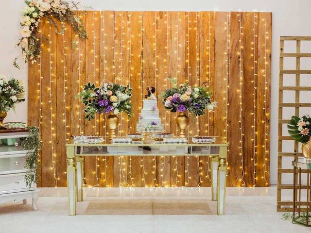 Casamentos, Bodas & Noivado de Casamento - Aluguel espaço & decoração - Andrei & Letycia