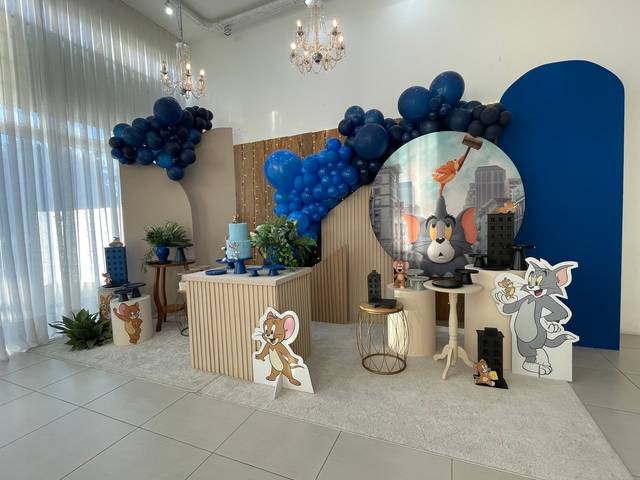 Aniversário  Infantil  de Ton & Jerry - Decoracao para aluguel