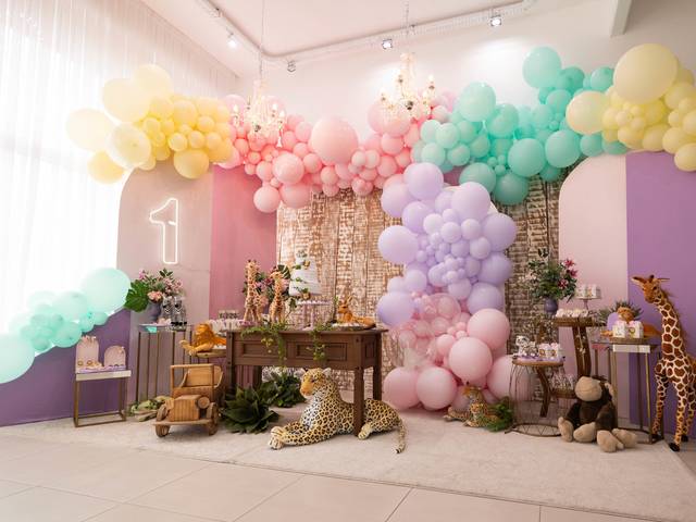 Aniversário  Infantil  de Safari Candy