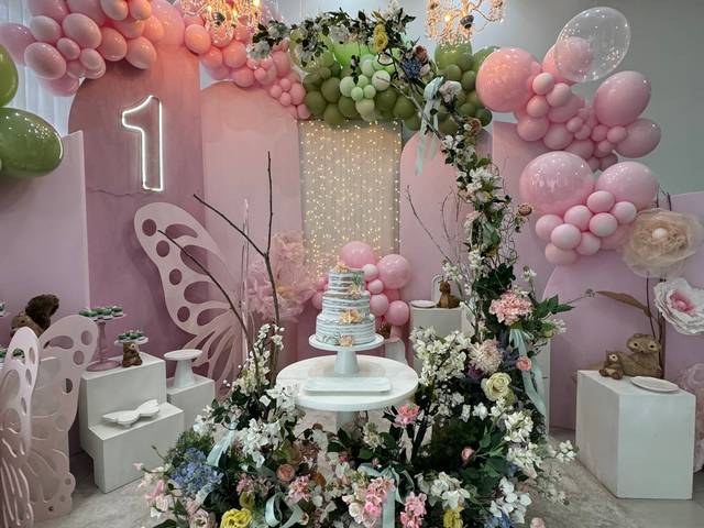 Aniversário  Infantil  de Jardim borboletas 