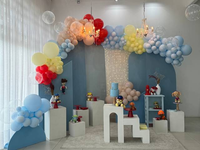 Aniversário  Infantil  de Patrulha canina  - aluguel com decoração 