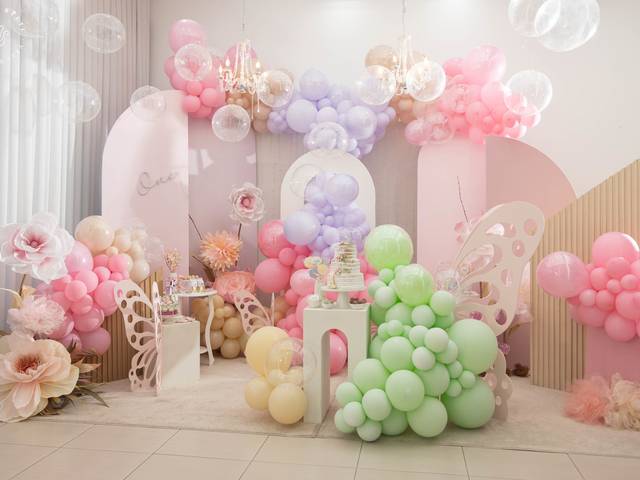 Aniversário  Infantil  de Jardim das borboletas 