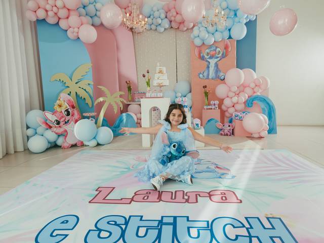 Aniversário  Infantil  de Laura 9 anos - Stitch