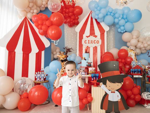 Aniversário  Infantil  de Circo - Lucca 4 anos