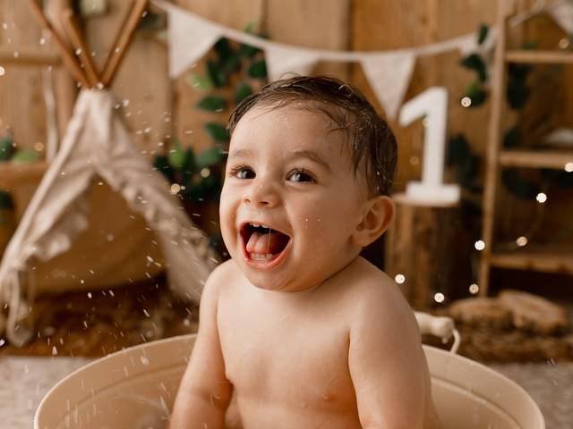 1 ano - Menino de Smash Joaquim